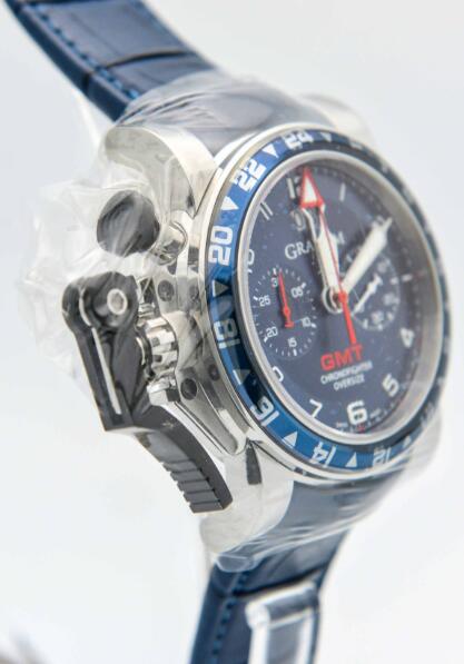 Graham Chronofighter Oversize GMT Blue 2OVGS.U06A Replica Watch